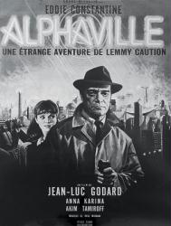 Alphaville Une Etrange Aventure de Lemmy Caution movie poster [Godard]