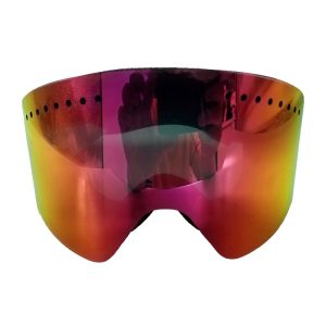 Over the glasses ski goggles cylinder anti fog lens custom