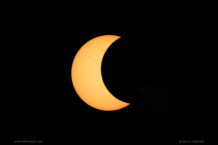 2012 Annular Solar Eclipse - Magnitude 0.6037