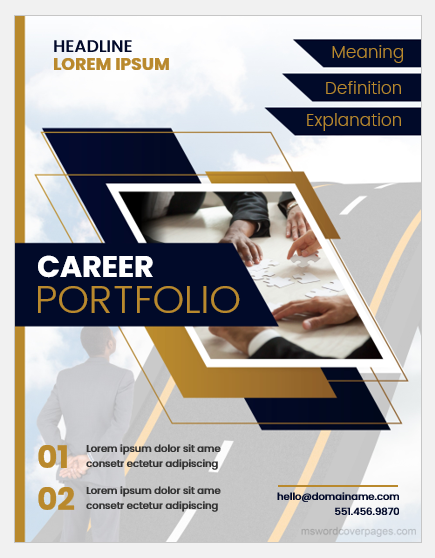 Free Career Portfolio Template Microsoft Word - FREE PRINTABLE TEMPLATES