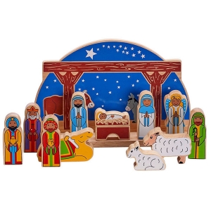 Picture of Deluxe Starry Night Nativity Set