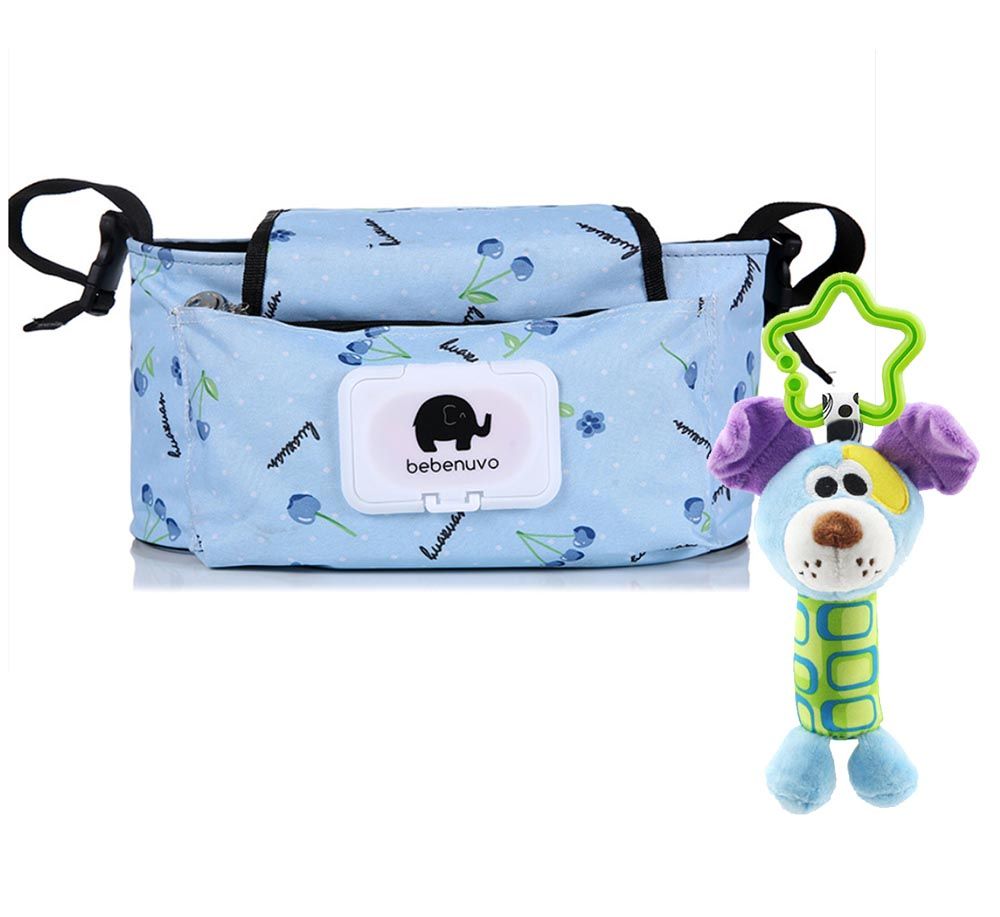 Star Babies - Combo - Stroller Bag Organizer + Rattle Toy