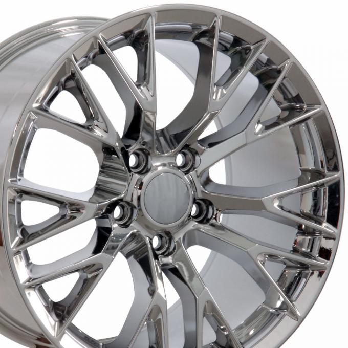 C7 Z06 Style Chrome Replica Wheel fits Chevrolet Corvette 18x8.5