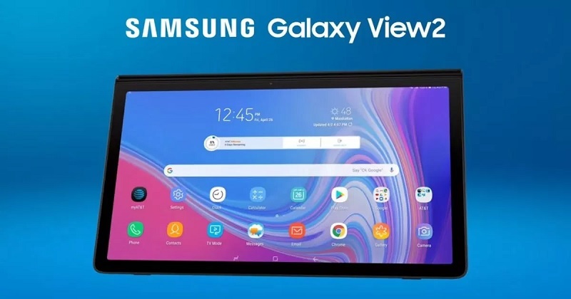 Samsung Galaxy View 2 แท็บเล็ตหน้าจอใหญ่พร้อมแบตเตอรี่อึดดูหนังยาววนไป! 