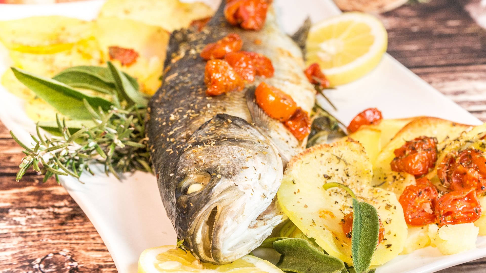 Pesce al Forno con Patate