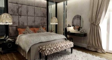 tuscan bedroom furniture in grey themed room