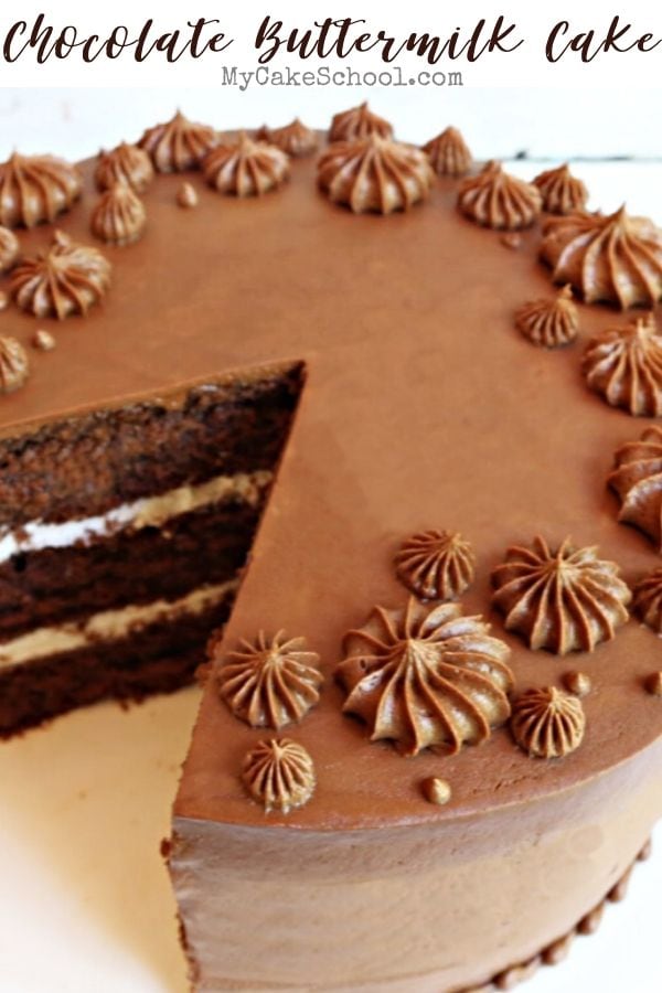 Chocolate Buttermilk Cake Recipe- So moist and Delicious!