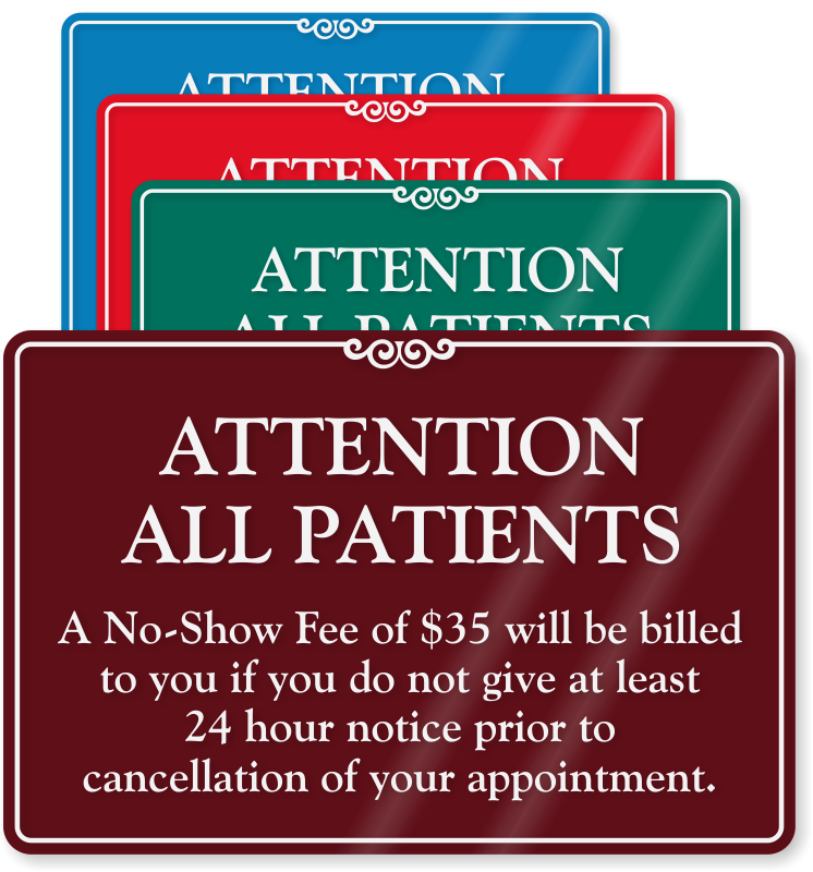 Printable Medical Office Signs