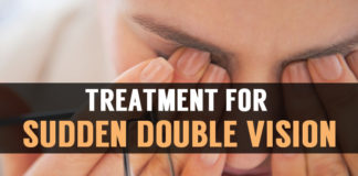 treatment for sudden double vision lasting a few minutes