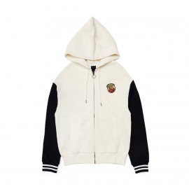 BT21 SHOOKY WHITE BD-BLACK SL ARTWORK HOODED ZIP-UP