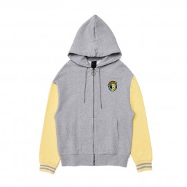 BT21 CHIMMY GRAY ARTWORK HOODED ZIP-UP