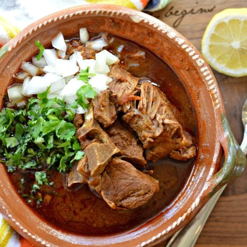 Autentica Birria De Cordero (o Res) - My Latina Table