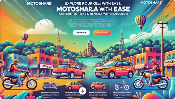 Explore Rourkela with Ease: Convenient Bike & Car Rentals with Motoshare