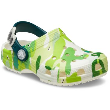 Crocs Toddler Kids' Classic Glow Slime Monster Clog