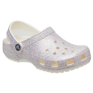 Crocs Little Girls' Classic Glitter Clog