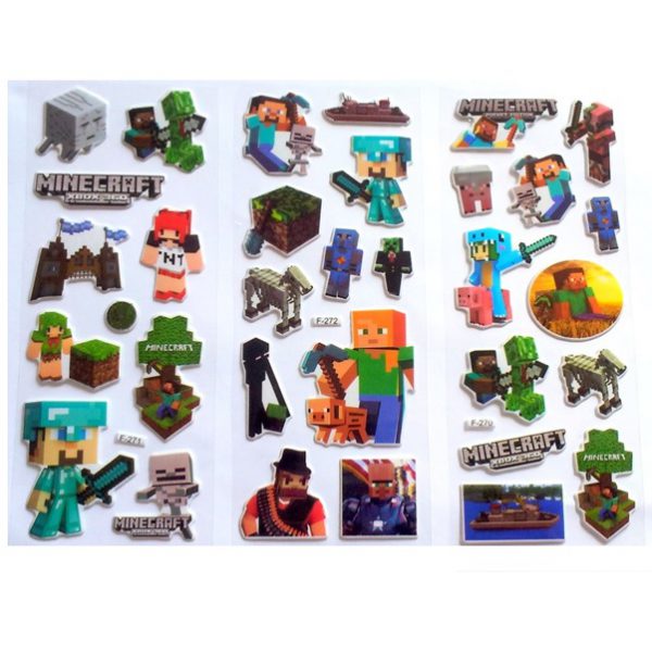 minecraft party stickers Archives • My Party Box