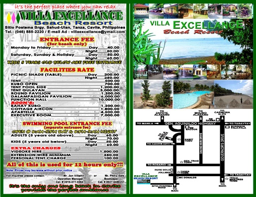 Beach Resorts In Cavite With Rates - Rating Log