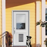 French Patio Doors With Built In Doggie Door