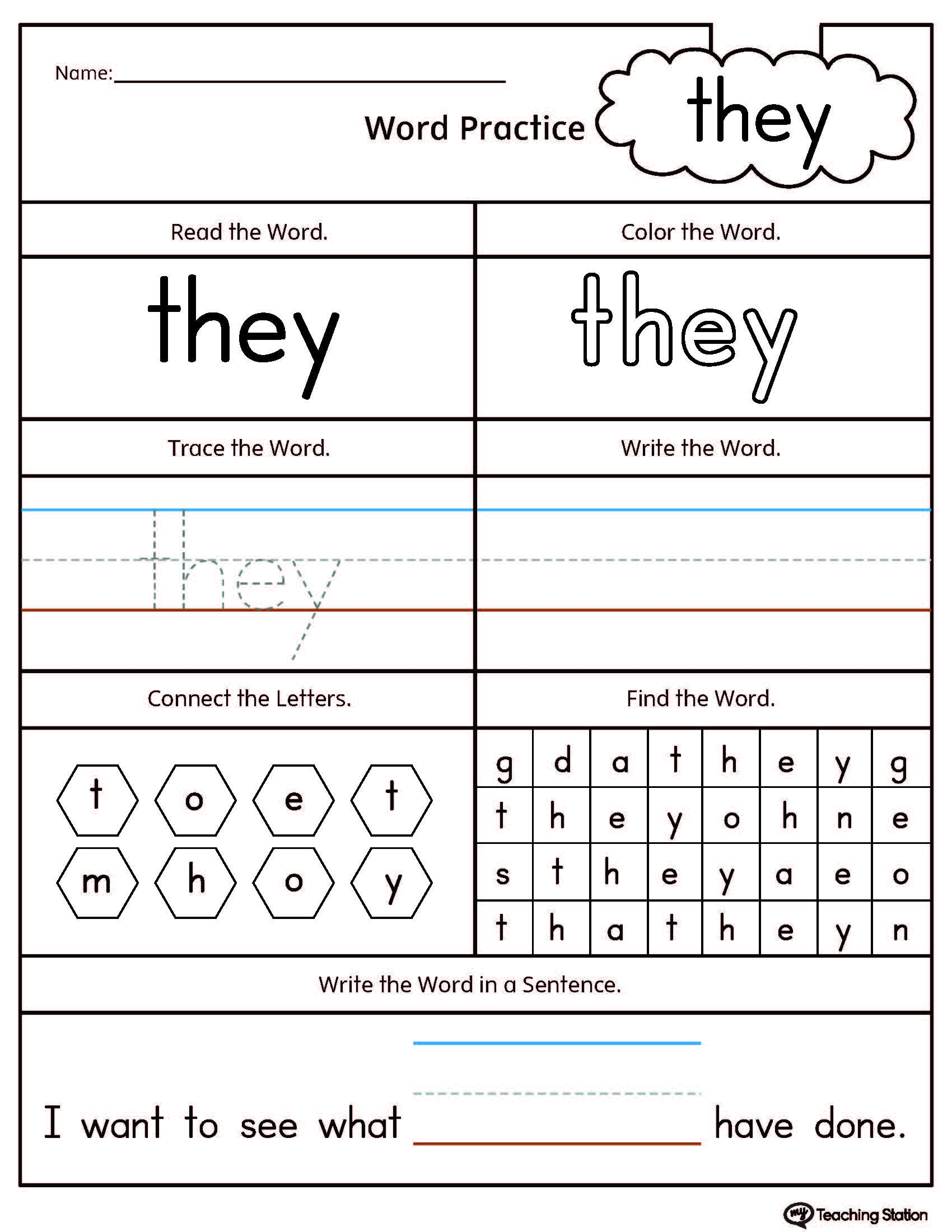 Free printable sight word activities for kindergarten - loungemaz