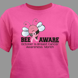 Bee Aware - Breast Cancer Awareness T-Shirt