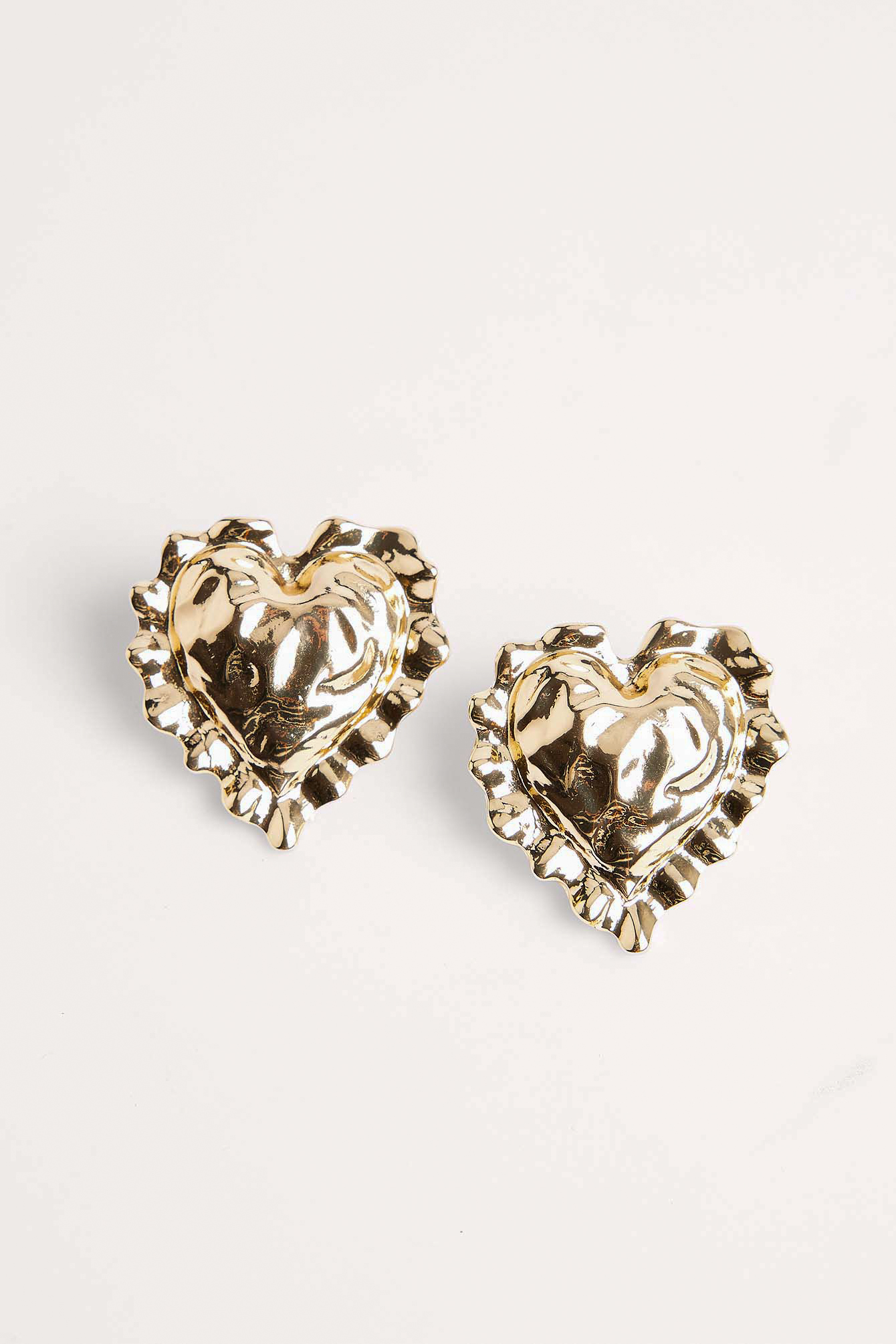 Heart Earring Gold | NA-KD