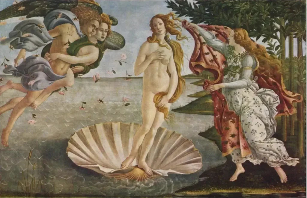 Bild: Die Geburt der Venus / Aphrodite