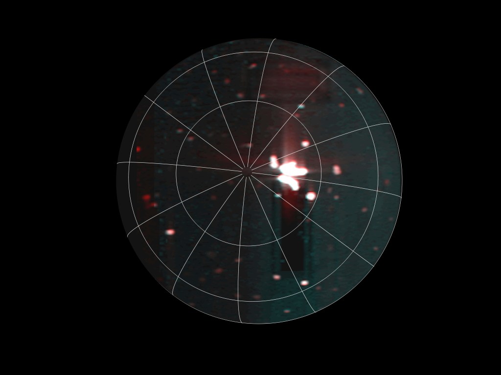 A massive hotspot can be seen just to the right of Io’s south pole