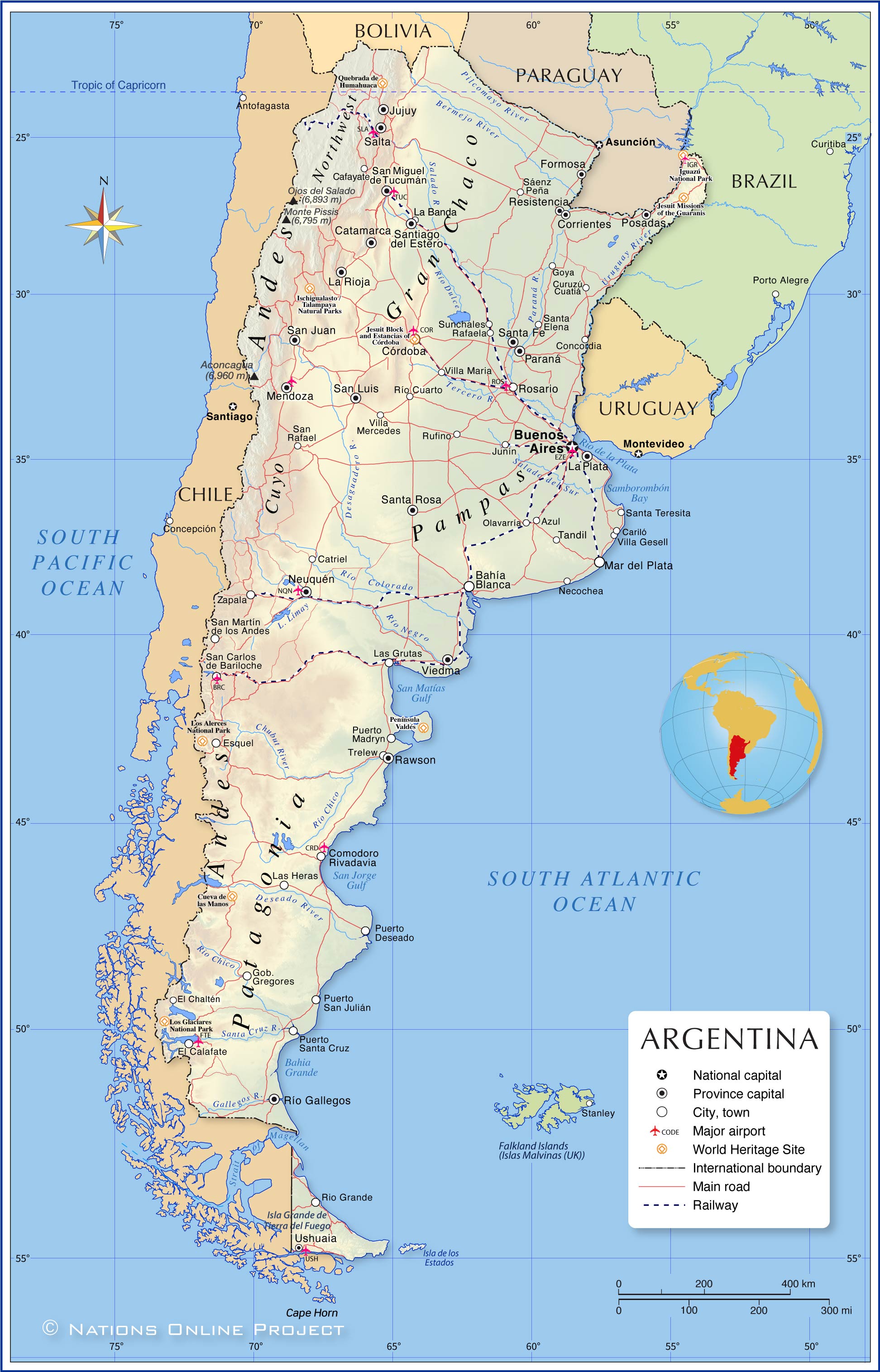 Argentina Map HD Political Map Of Argentina To Free, 58% OFF