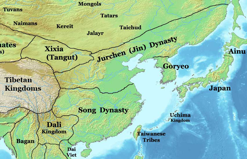 Chinese Dynasty Map