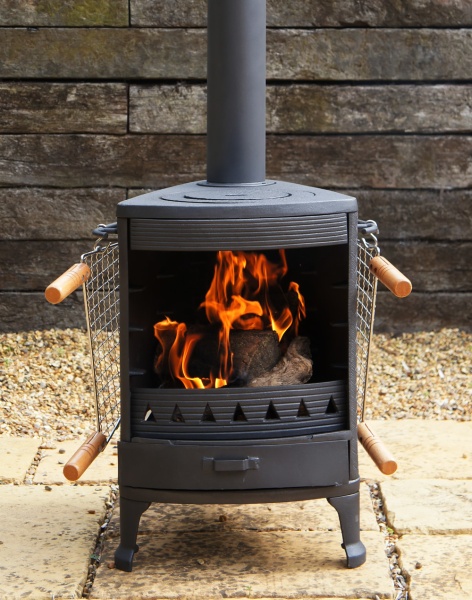 Hellfire GARDEN Cast Iron Stove Cooker BBQ Patio Heater - Pizza Oven