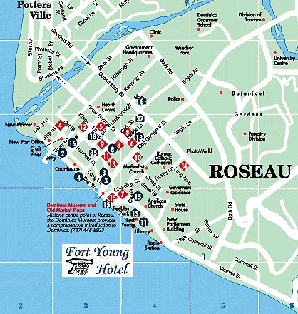 Fort Young Hotel, Roseau, Commonwealth of Dominica, English speaking ...