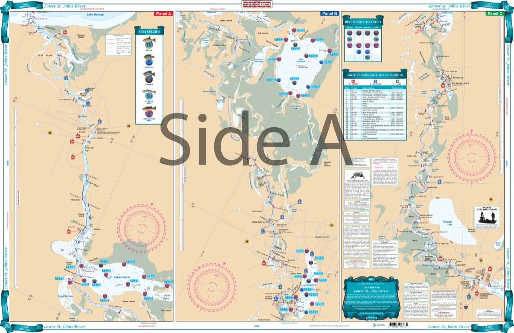 St John's River Chart Kit - Inshore Fishing