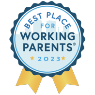 Best Place for Working Parents 2023 Badge