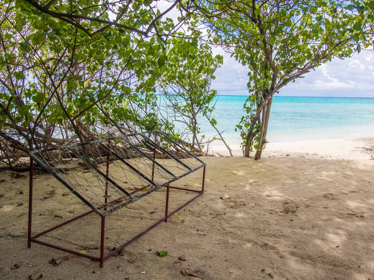 Jolie chairs in the Maldives