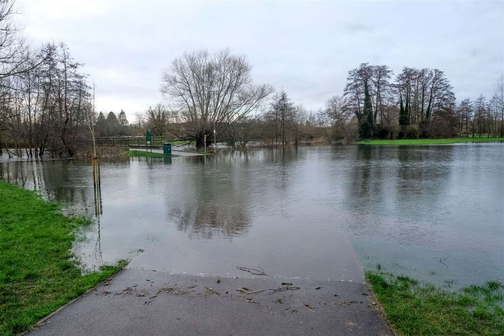 Northcroft Park floods by Phil Cannings