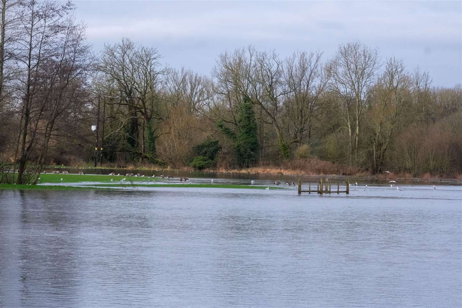 Northcroft Park floods by Phil Cannings