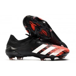 adidas Predator 20.1 Mutator Low Cut FG Core Black White Active Red