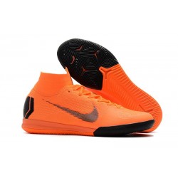 Nike Mercurial SuperflyX VI Elite IC Indoor Shoes Orange Black