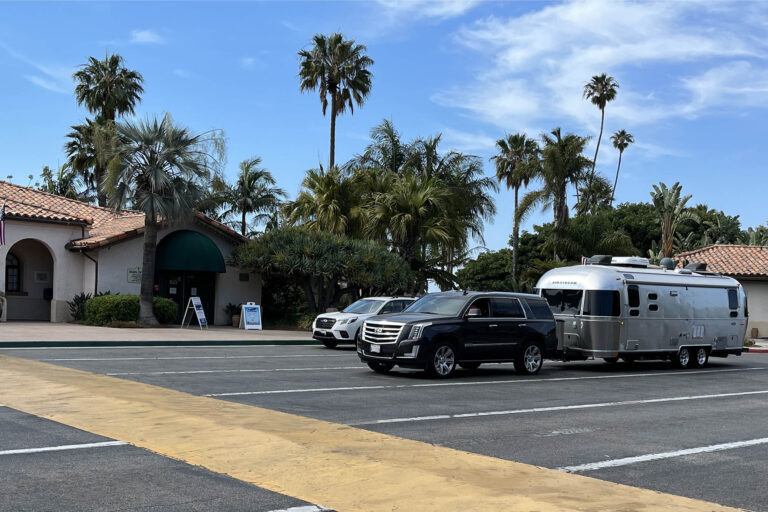 check-in at Newport Dunes