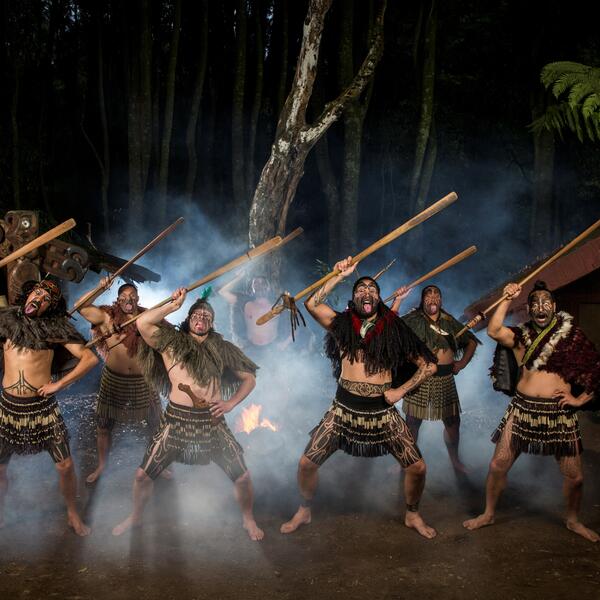 Warriors at Te Pā Tū 