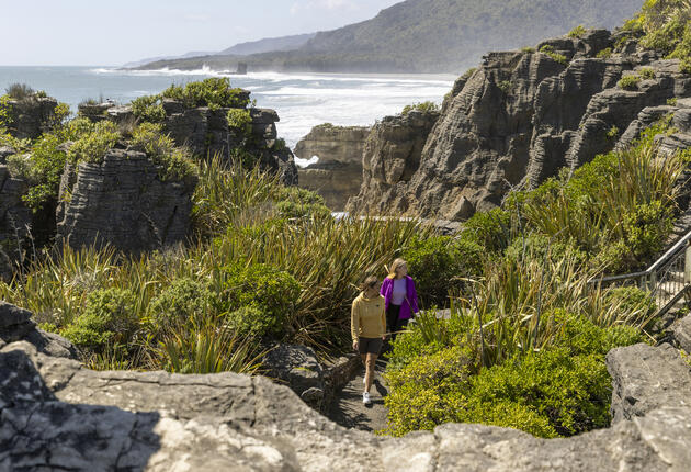 Paparoa National Park - Discover amazing pancake rocks, lush native forests, delicate cave formations and limestone canyons – all in one beautifully diverse national park.