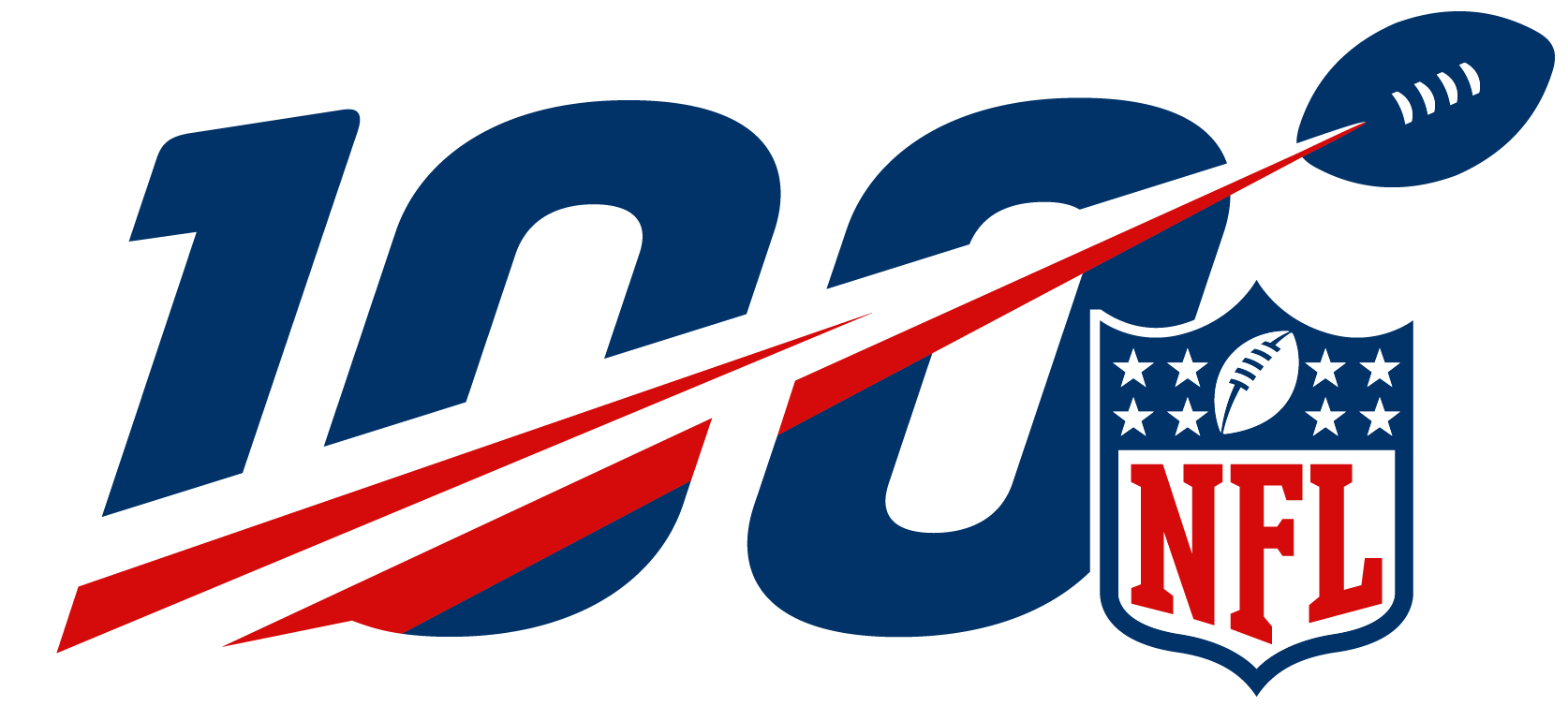 NFL100 logo