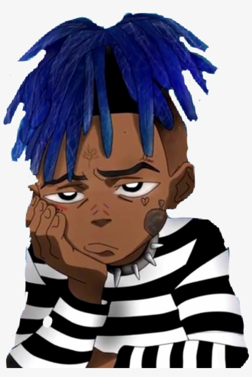 Cartoon Xxxtentacion Blue Hair Png Cartoon Xxxtentacion | Free Nude ...