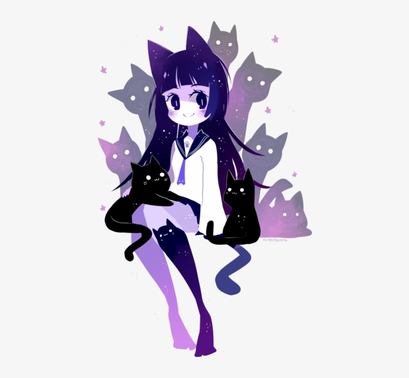 Update more than 70 purple anime cat best - in.coedo.com.vn