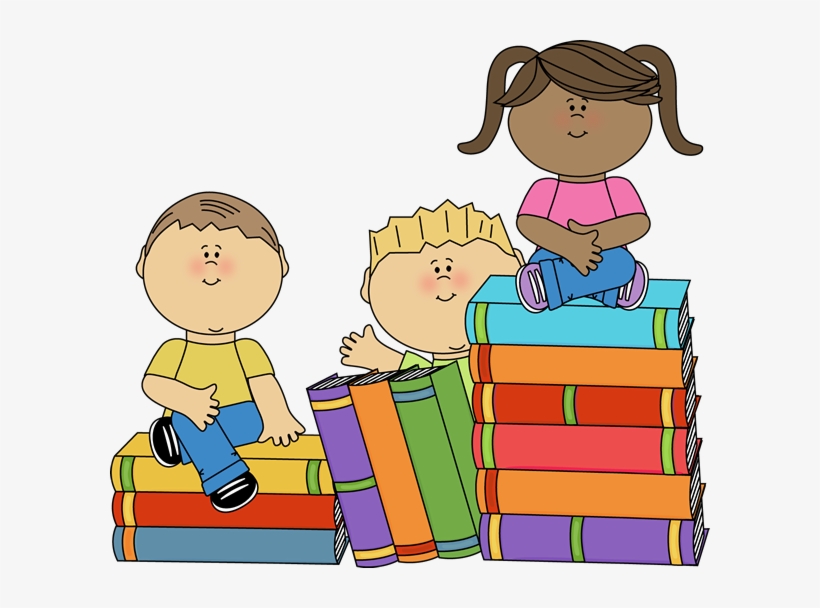 Children Studying Clip Art Images