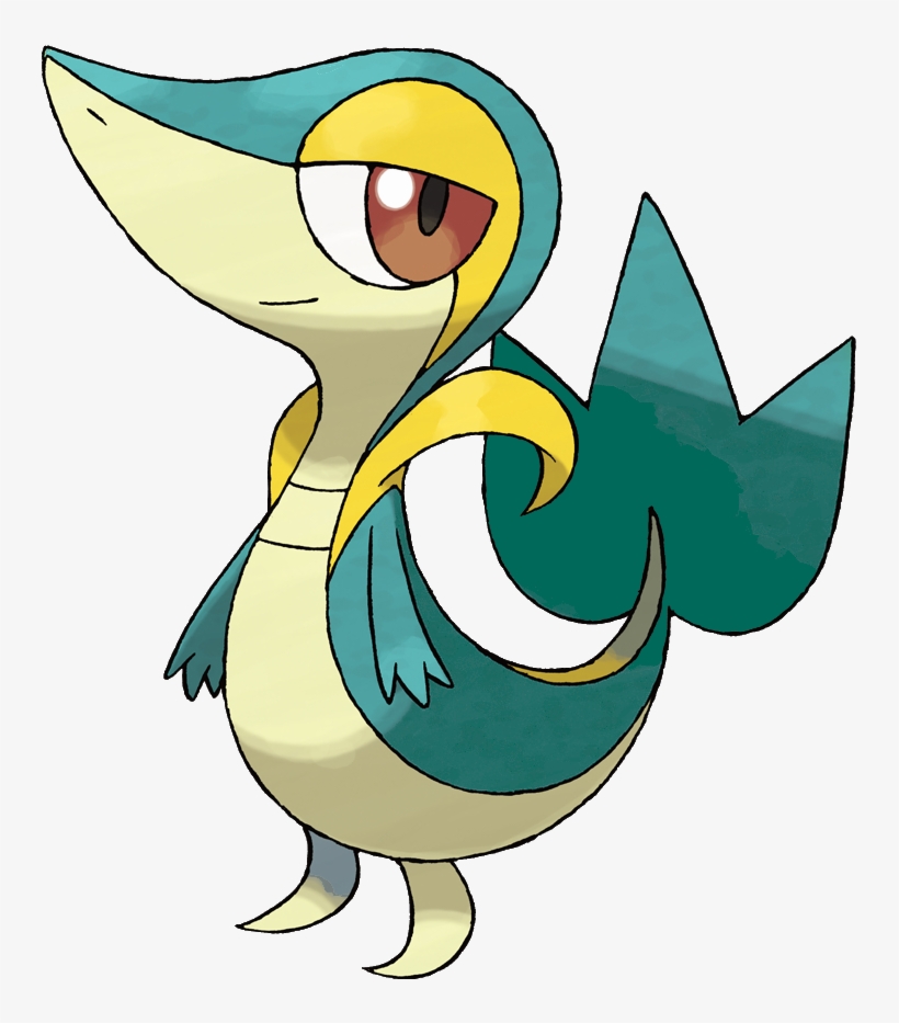 495 Snivy Bw1 Shiny - Grass Type Pokemon Starters Transparent PNG ...