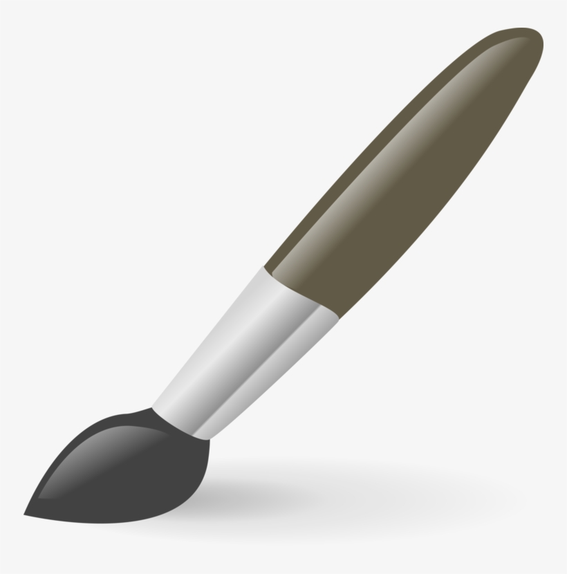 Paintbrush Drawing Painting Art - Brush Tool Icon Photoshop Transparent ...