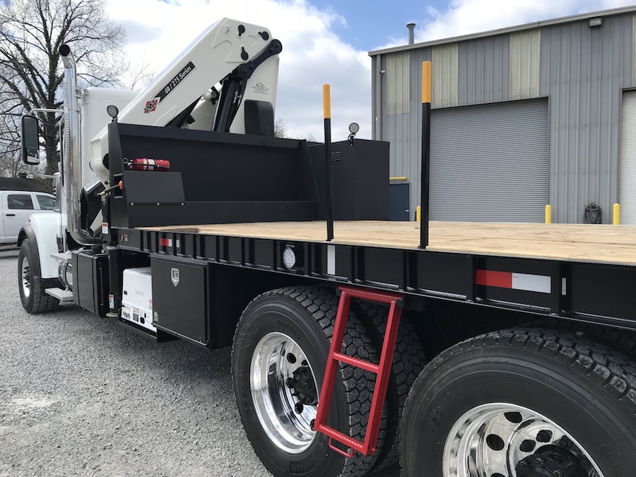 NFE Custom Flatbed w/ IMT 40/275 Knuckleboom