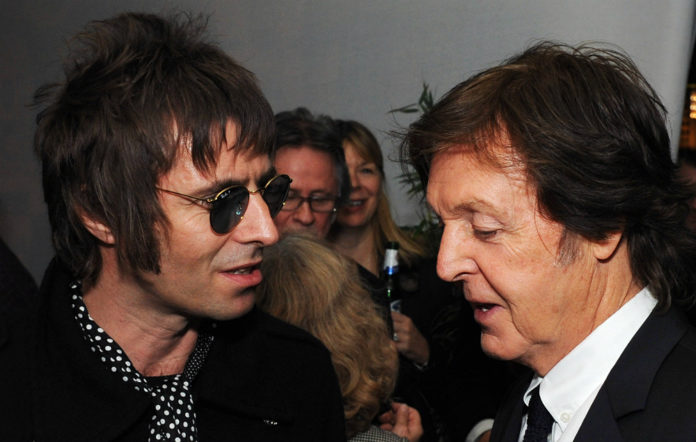 Liam Gallagher and Paul McCartney