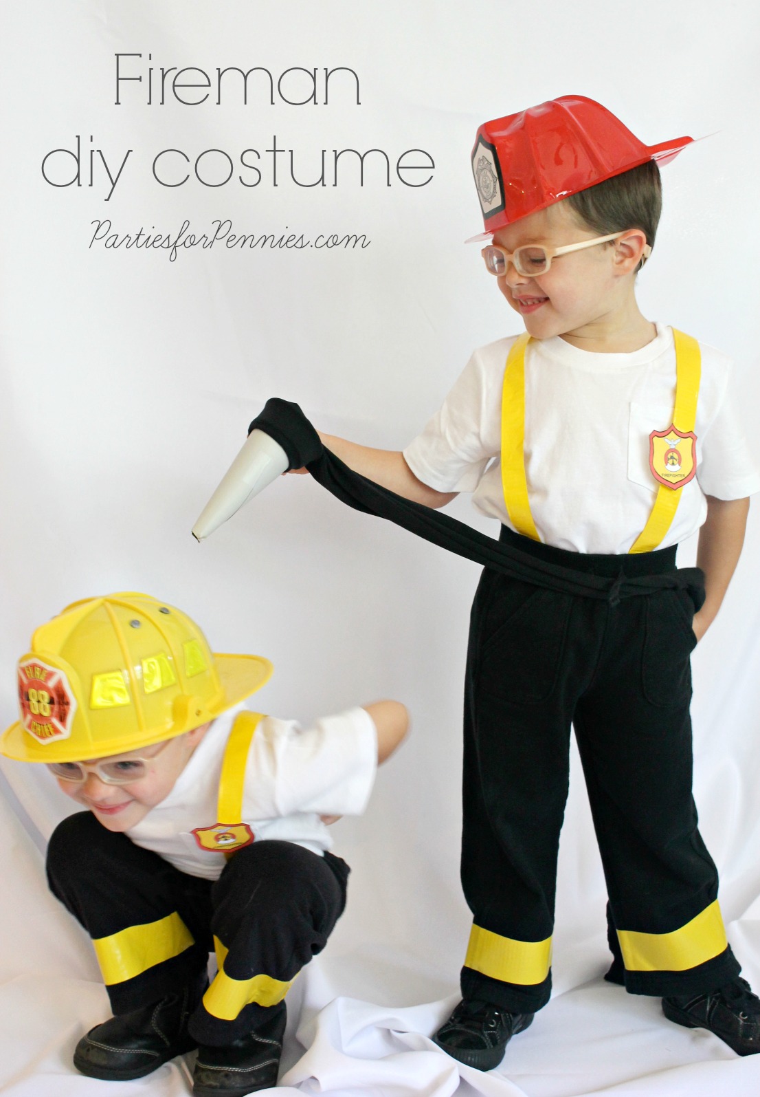 Fireman DIY costume | 25+ creative diy costumes for boys